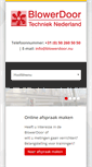 Mobile Screenshot of blowerdoor.nu