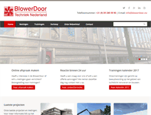 Tablet Screenshot of blowerdoor.nu